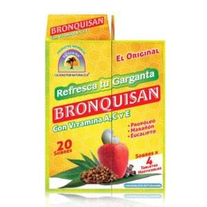 bronquisan pastilla display x 20 sobres x 4 pastillas