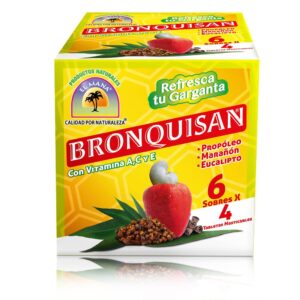 bronquisan pastilla mini display x 6 sobres x 4 pastillas
